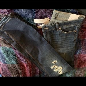 NWT White House Black Market distressed jeans